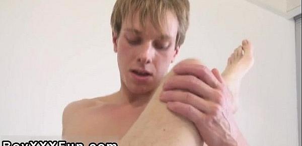  Gay video UK youngsters undress down then Dave opens wide and gulps